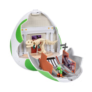 Jakks Pacific Super Mario Galaxy Movie Yoshi Egg Action Figure Playset, 9-Inch Double-Sided with 1.5-Inch Articulated Yoshi and Exclusive Fire Mario Figures, 432244