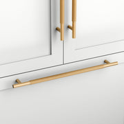 Signature Hardware Arles Appliance Pull, Solid Brass, Vintage Brass Finish, 24 Inch Center to Center, 955293-24