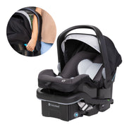 Baby Trend EZ-Lift Pro Infant Car Seat, Lightweight, Plush Cushioning, Adjustable Harness, Dash Black, 92407677