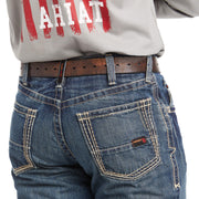 Ariat Flame-Resistant M4 Relaxed Boundary Boot-Cut Jeans for Men - Clay - 34x32