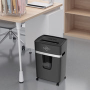 BONSEN Cross Cut Paper Shredder, 16-Sheet Capacity, P-4 Security Level, 5.2-Gallon Pull-Out Bin, Jam-Proof Technology, Black, S3116