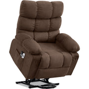 JONPONY Power Lift Recliner Chair Recliners for Elderly with Heat and Massage Recliner, Medium Size-Brown