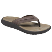 Crocs Yukon Vista II LiteRide Flip Sandals for Men - Espresso - 10M
