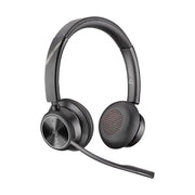 Poly Savi 7320 Ultra-Secure Wireless DECT Headset, Stereo, Noise-Canceling Microphone, Microsoft Teams Certified, Black