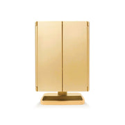 ONYX Professional Anniversary Edition Trifold LED Vanity Mirror, Gold