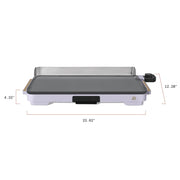Beautiful XL Electric Griddle, 12 x 22 in, Non-Toxic EverGood Ceramic Coating, Lavender, 1500W, 19983