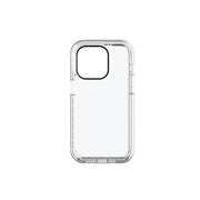 onn. Rugged Phone Case with Holster for iPhone 14 Pro Max - Clear