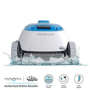 Maytronics Dolphin Proteus DX3 Robotic Pool Cleaner, Precision Navigation, Dual Level Filtration, Lightweight Design, Energy Saving Power Supply