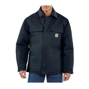 Carhartt 106674-Dny C003 Loose-Fit Firm Duck Insulated Traditional Coat for Men, Dark Navy, L