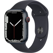 Apple Watch Gen 7 Series 7 Cell 45mm Midnight Aluminum - Midnight Sport Band 3J410LL/A