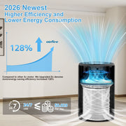 AirFire AP201 HEPA Air Purifier for Home up to 1650 Sq.ft, Black