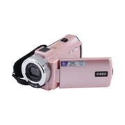Vivitar PopCam Digital Camcorder, 48MP, Full HD 1080p Video, 3-Inch Flip Screen, 16x Digital Zoom, Built-In Microphone, Compact Rose Pink