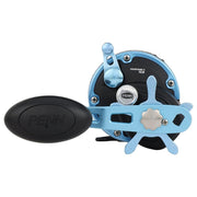 PENN Warfare II Level Wind Baitcasting Reel, 15 Size, Slate Blue/Black, Right Hand, Graphite Frame, Aluminum Spool, HT-100 Drag System