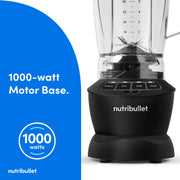 Nutribullet Blender Combo with 1000W Motor, 56 oz Pitcher, Serve Cups, Matte Black, NBF10500AK