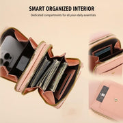 Women's Touch Screen Mobile Phone Messenger Bag, brown