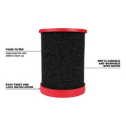 MILWAUKEE ELECTRIC TOOL 49-90-1990 Shop Vac Wet Dry Vac Filter 1 pc