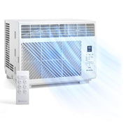 Comfort Zone 5,000 BTU Window Air Conditioner, Remote Control, Digital Display, 4 Modes, 4 Fan Speeds, 24-Hour Timer, Sleep Mode, Eco Mode, White
