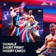 Topps 2026 Chrome WWE Mega Box, 48 Trading Cards with 10 Exclusive X-Fractors, Premium Chrome Technology