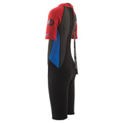 Body Glove Pro3 Junior Short Sleeve Spring Wetsuit, 2/1mm Neoprene, Back Zip, Red, Size 12