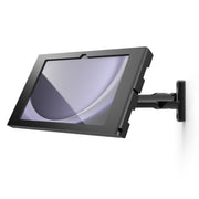 Compulocks Galaxy Tab A9+ Apex Enclosure Swing Wall Mount, Adjustable Tilt Pan Swing, Metal Frame, Quick Keyed Access, Black, 827B11GAPX9B
