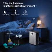 AIRFIRE AP307 Air Purifier, Medical Grade H14 HEPA Filter, White and Black