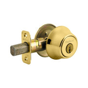 660 Series Single Cylinder Satin Nickel Deadbolt Featuring SmartKey