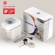 Versuni Philips Baristina Espresso Machine Combo with 16-Bar Pressure Pump and Milk Frother, White, Compact, BAR303/00