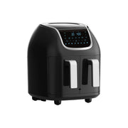 PowerXL PXLDB-PRO 9 QT Digital Air Fryer with Dual Basket - black