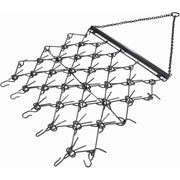 Kojem Chain Drag Harrow, 4 ft x 4 ft, Steel Construction with Powder Coated Finish, Compatible with Tractors ATV UTV, LYOM-237