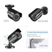 Zosi 8CN-211B4S-00-US 1080P Security Camera System