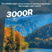 Raywego 24 Inch Curved Computer Monitor, FHD 1080P, 100Hz Refresh Rate, HDMI & VGA Ports, Eye Care Technology, Q240B13