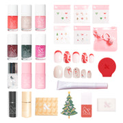 Olive & June 25 Days of Mani Magic Advent Calendar, Pink, 25 Mini Gifts Including Limited Edition Nail Polishes, Press-On Sets, Nail Care Tools