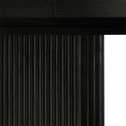 Better Homes & Gardens BHS436249972030 Lillian Fluted Round Expandable Dining Table, Black Wood Finish