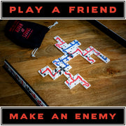USAopoly Snakes of Wrath Tile Laying Strategy Board Game, Abstract Two Player Tactical Duel, Double-Sided Tiles, Fast Playtime, Ages 10+, PA203-953-002600-12