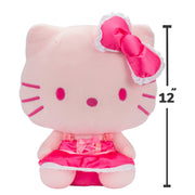 Sanrio HKT0027 12 inch Pink Monochrome Plush - Hello Kitty and Friends, Pink
