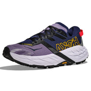Hoka Speedgoat 7 Women's Trail Running Shoes, Berry Jam/Starlight Glow, Size 10 B Medium, Lace-Up, Vibram MegaGrip Outsole