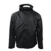 Iceburg Men's Pod Packable Shell Rain Jacket, XL, Black - Lightweight