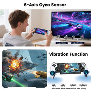 Esywen Mobile Game Controller, Wireless Bluetooth, Hall Joystick, Programmable Macro & Turbo Buttons, Dual Vibration, RGB Lighting, Compatible with iPhone, Android, Switch OLED, Xbox Cloud, Steam Link, MC500