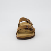 CUSHIONAIRE Women s Lane Cork Footbed Sandal with +Comfort