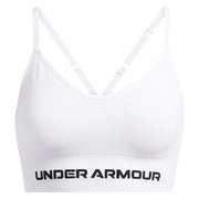 Under Armour Vanish Seamless Low Sports Bra - White - M