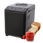 KBS MBF-070 2LB 20-in-1 Bread Maker Machine w/Automatic LCD Display, 15-Hour Delay Timer, Black
