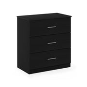 Furinno 19154HAM Tidur Simple Design 3-Drawer Dresser with Handle, Americano