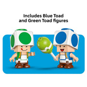 LEGO Super Mario Party at Toads House Building Set, 276 Pieces, Includes Blue and Green Toad Figures, Interactive Action Tags, Ages 7+