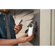Google Nest 7046702 2nd Gen Wired Video Doorbell Camera with Night Vision, Snow