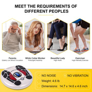 OSITO AST-300J EMS Foot Massager with 25 Modes and 99 Intensities, Circulation Stimulator and Pain Relief, White