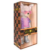 Woof & Co 15-inch Fashion Doll - Skyler The Poseable Plush French Bulldog with Removable Outfit & Accessories