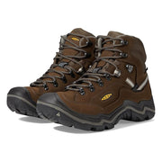 KEEN 1020218 Durand II Mid Waterproof Hiking Boots for Men - Cascade Brown/Gargoyle - 9M