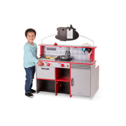 Melissa & Doug 3951 Double-Sided Wooden Star Diner Restaurant Play Space