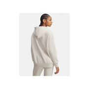 Under Armour 1379495-110 Icon Fleece Oversized Long-Sleeve Hoodie, Summit White-25, S