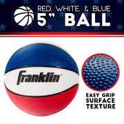 Franklin Sports Over The Door Mini Basketball Hoop, Slam Dunk Approved Steel Rim, Shatterproof Backboard, Includes Ball and Pump, Indoor Basketball Set for Kids and Adults, 54271X